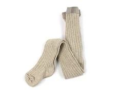 MP beige melange strømpebukser bomuld